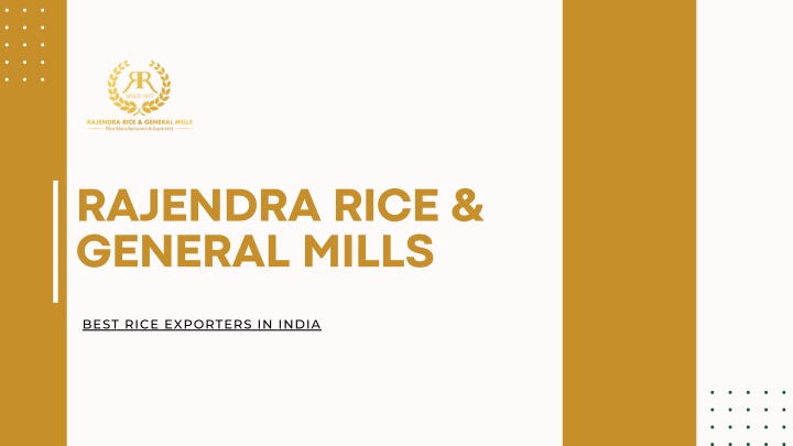 rajendra rice general mills