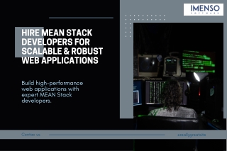 hire mean stack developers for scalable robust