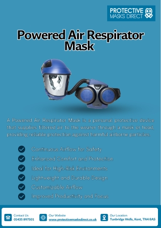 Reliable All-Day Protection with Powered Air Respirators