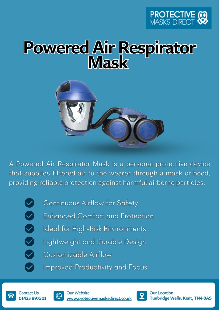 powered air respirator mask mask