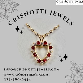 Antique Gold Ruby-Pendant (1)