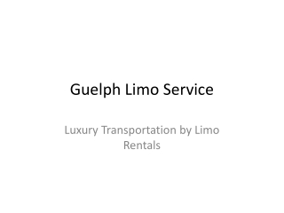 guleph limo