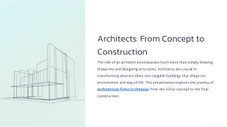 Architects_ From Concept to Construction