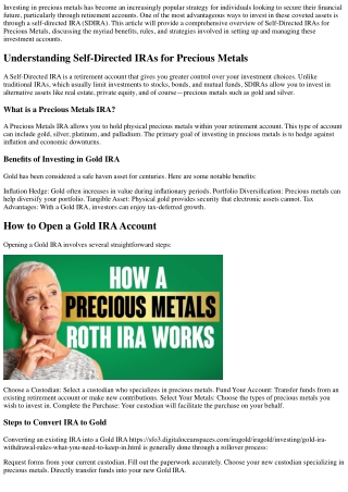 investing in precious metals has become