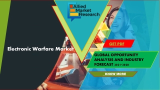 Electronic Warfare Market Projected Expansion to $23.56  Billion Value by 2028