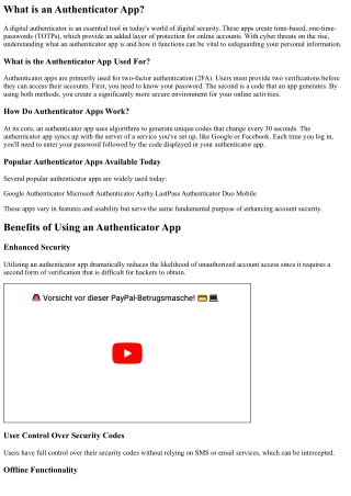 **An Introduction to Authenticator Apps: What They Are and Why You Should Care**