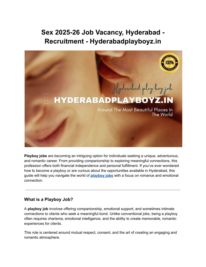 sex 2025 26 job vacancy hyderabad recruitment