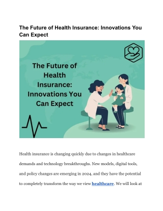 Revolutionizing Health Insurance with Cutting-Edge Solutions