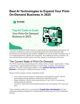 best ai technologies to expand your print