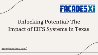 unlocking potential the impact of eifs systems