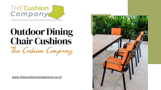 Outdoor Dining Chair Cushions by The Cushion Company Nz