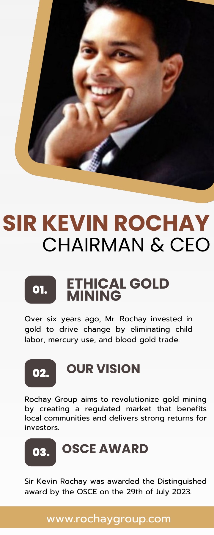 sir kevin rochay chairman ceo