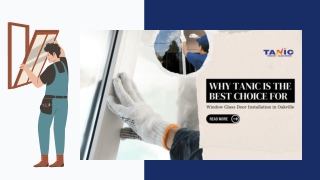 Why Tanic is Oakville’s Top Choice for Glass Door Installation?