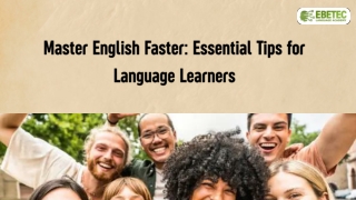 Master English Faster: Essential Tips for Language Learners