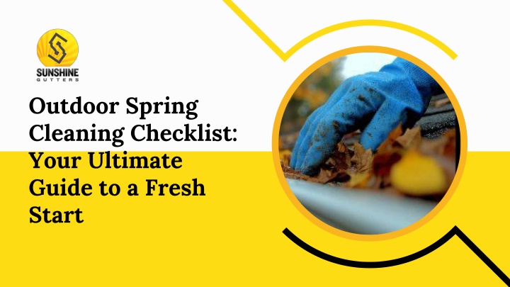 outdoor spring cleaning checklist your ultimate