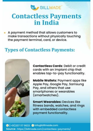 Contactless Payments in Pune, India- BillMade