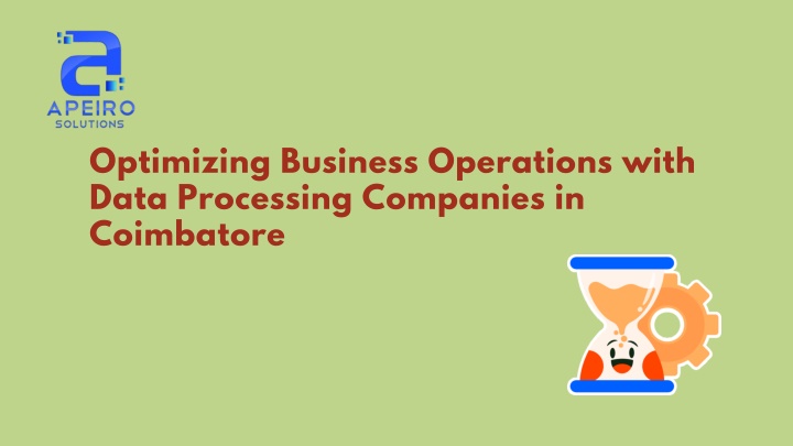 optimizing business operations with data