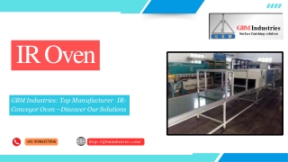 IR Conveyor Ovens: Efficient, Uniform Heating for Industries