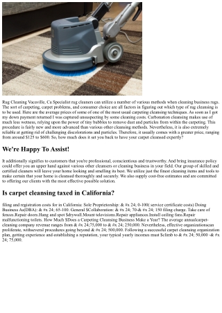 Leading Commercial Rug Cleaner Strong