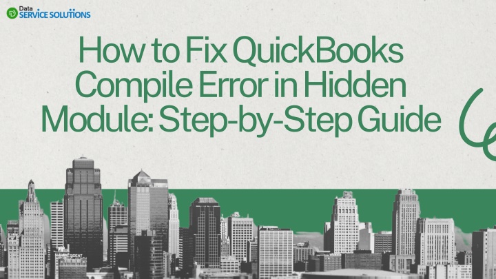 how to fix quickbooks compile error in hidden