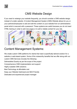 cms website design