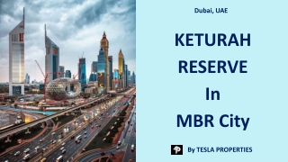 KETURAH RESERVE In MBR City By Tesla Properties a Real Estate Company In Dubai