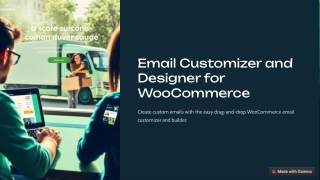 email customizer and designer for woocommerce