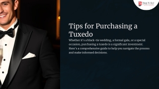 Tips for Purchasing a Tuxedo