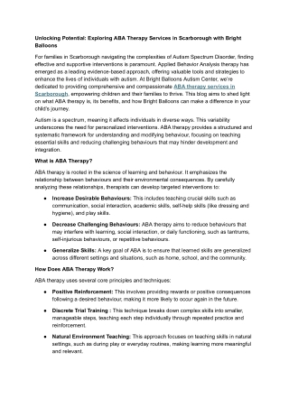 Unlocking Potential_ Exploring ABA Therapy Services in Scarborough with Bright Balloons.docx
