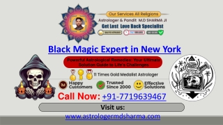 Best Black Magic Expert in New York | Astrologer MD Sharma