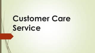 Customer Care Service