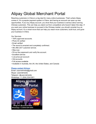 Alipay - WeChat - BUY SELL