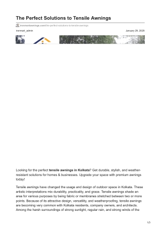 ironmartawnings.com-The Perfect Solutions to Tensile Awnings