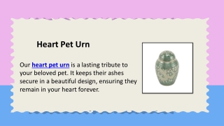 Heart Pet Urn