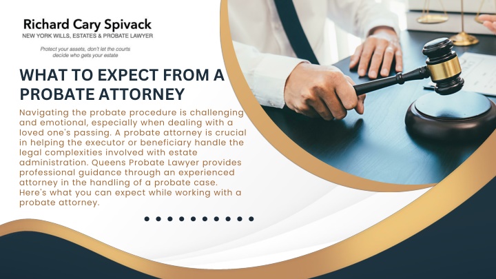 what to expect from a probate attorney