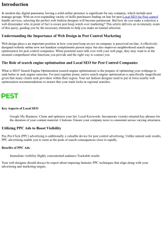 How to Select Web Designers Who Understand Pest Control Marketing