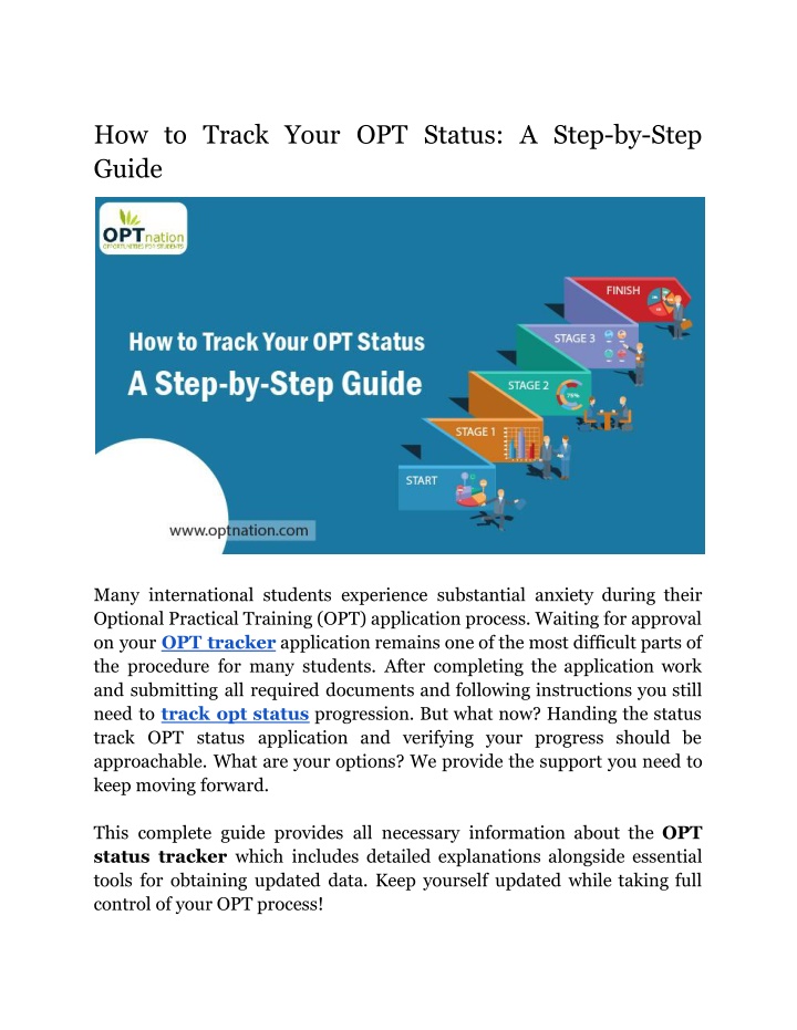 how to track your opt status a step by step guide