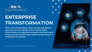 Enterprise Transformation: Strategies for Business Growth & Digital Innovation