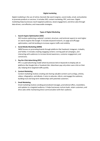 digital marketing