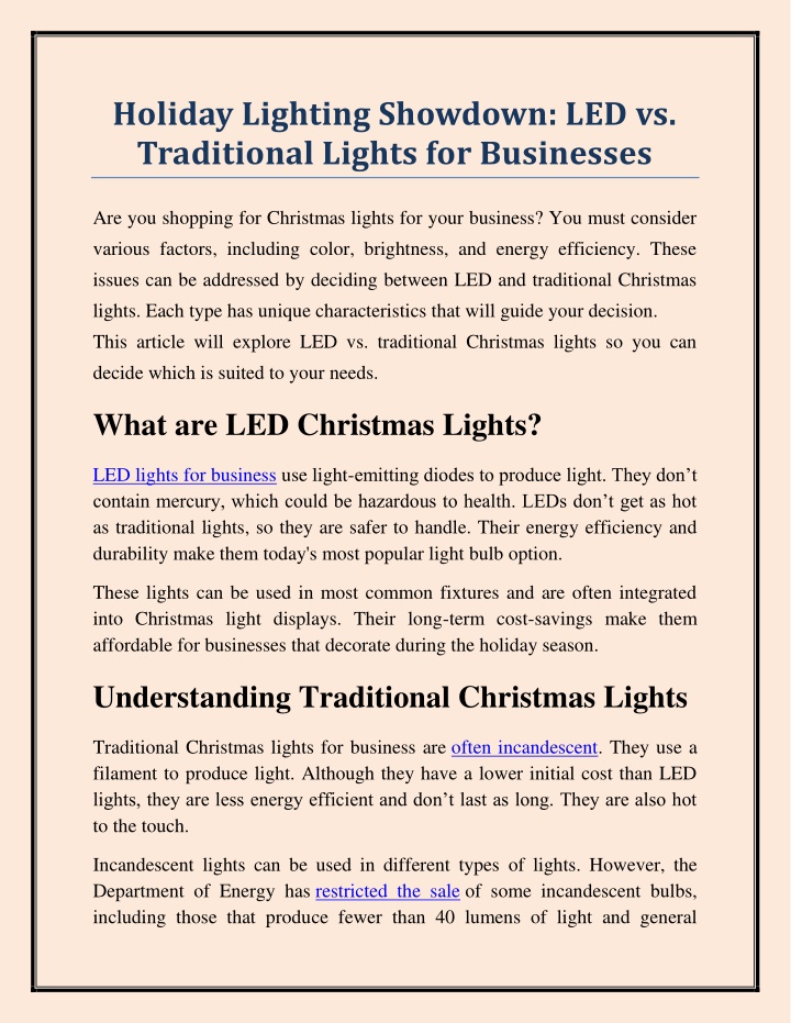 holiday lighting showdown led vs traditional