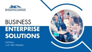 Enterprise Solutions: Driving Business Efficiency & Digital Innovation