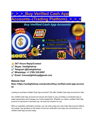 ______Buy Verified Cash App Accounts–(Trading Platform)______ (1)