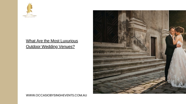 what are the most luxurious outdoor wedding venues