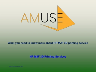 What you need to know more about HP MJF 3D printing service