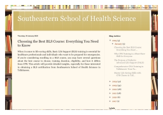 Southeastern School of Health Science_ Choosing the Best BLS Course_ Everything You Need to Know