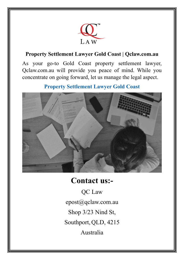 property settlement lawyer gold coast qclaw com au