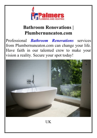 bathroom renovations plumbernuneaton com
