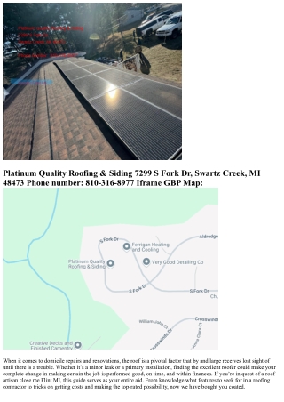 A Complete Guide to Finding the Best Roofer Near Me in Flint, MI