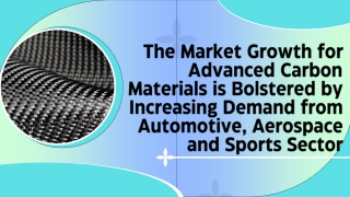 Advanced Carbon Materials Market is projected to reach US$27.5 billion by 2030