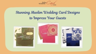 Stunning Muslim Wedding Card Designs to Impress Your Guests